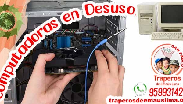 ▷ Donar computadoras a Emaús Lima - Traperos Ayuda.